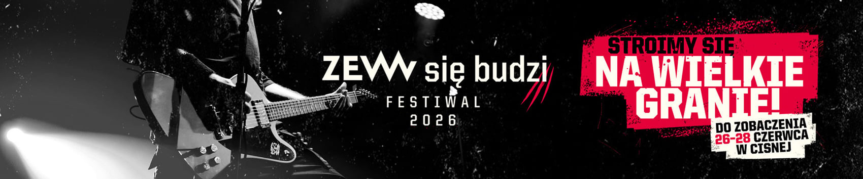ZEW się budzi festiwal banner