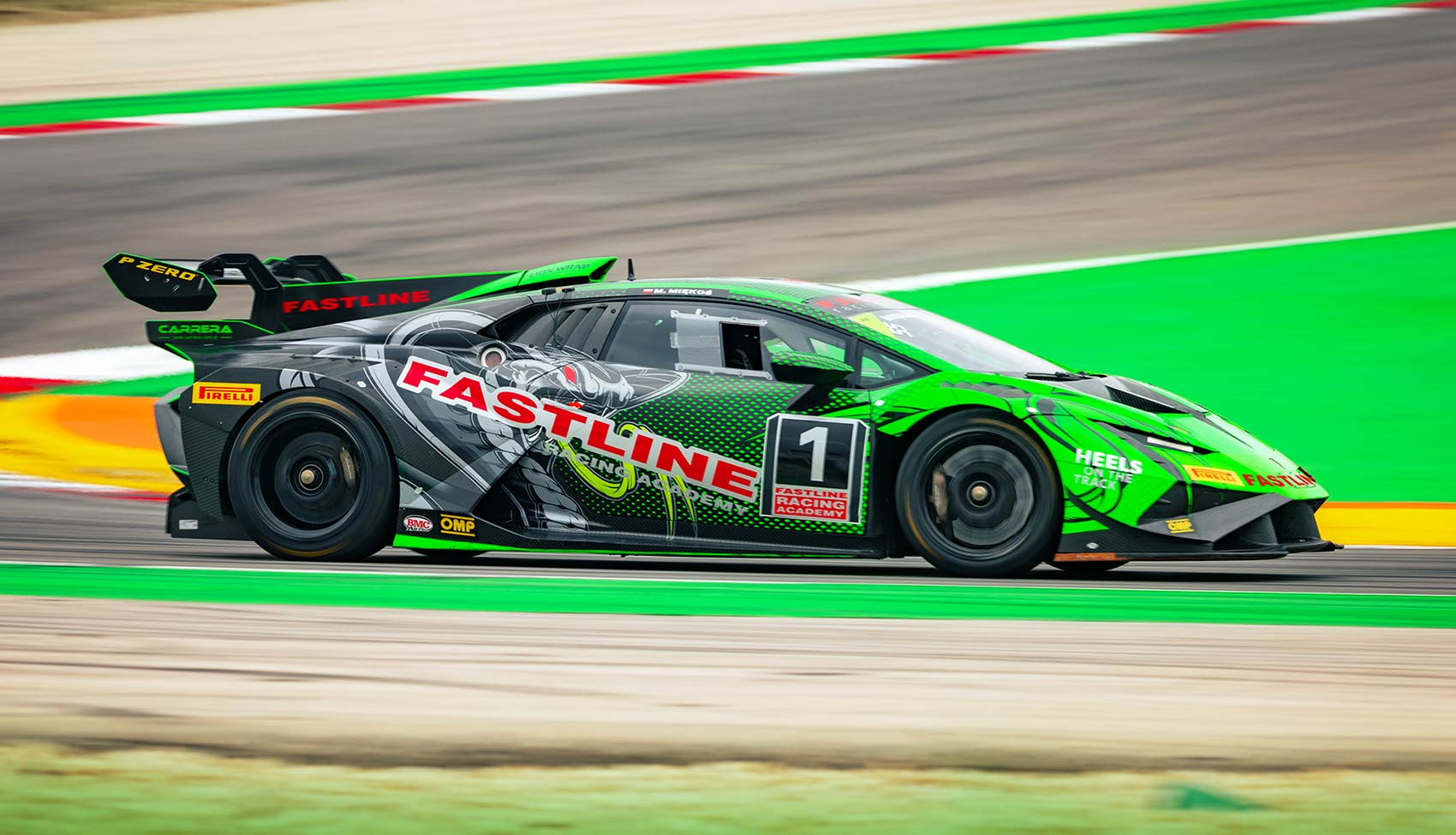 Lamborghini Super Trofeo EVO II podczas jazd testowych