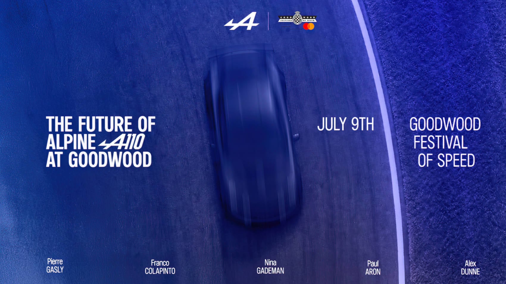 Alpine Goodwood Festival of Speed teaser