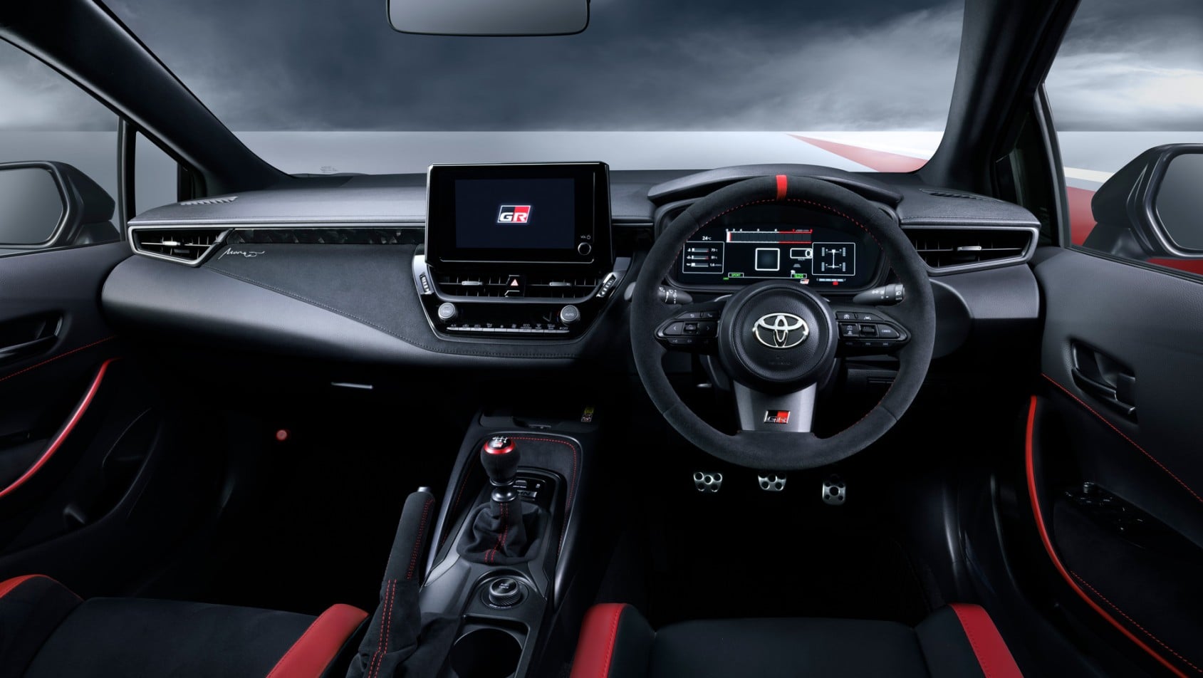 Toyota GRMN Corolla wnętrze