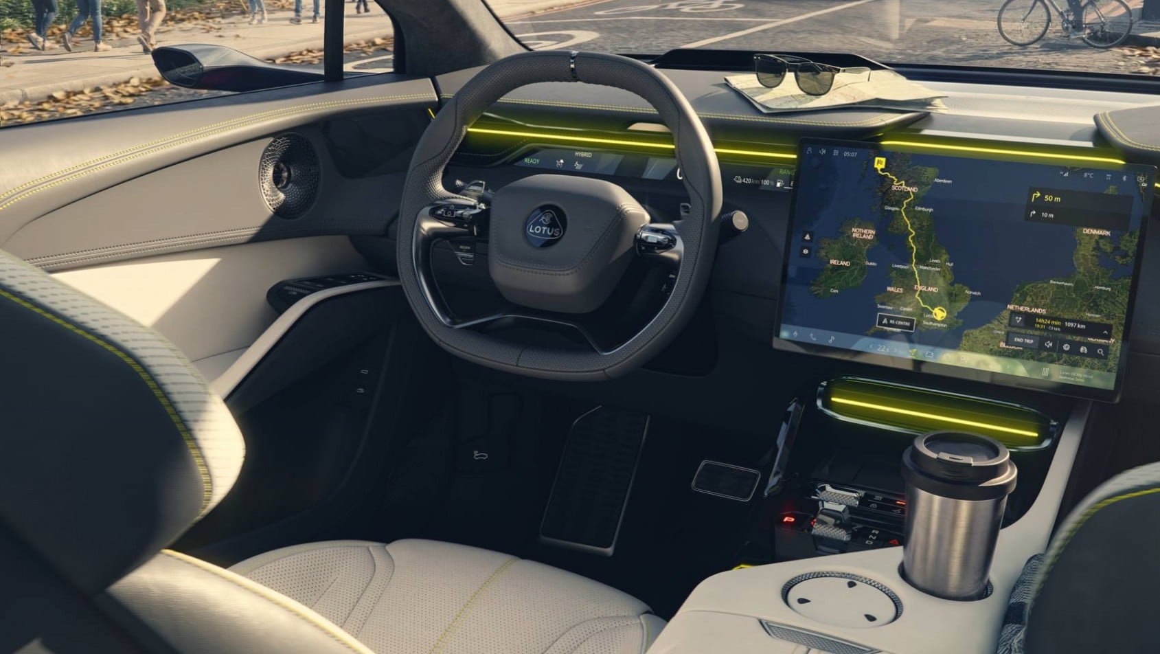 Lotus Eletre X wnętrze