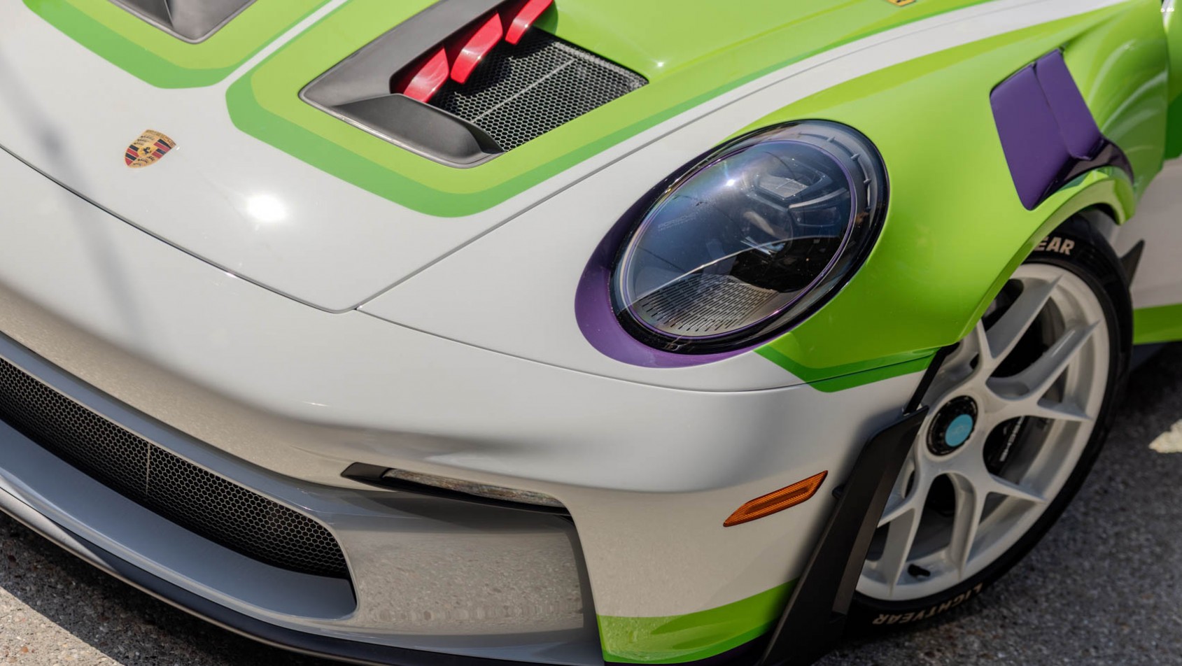 Porsche 911 GT3 RS buzz detal