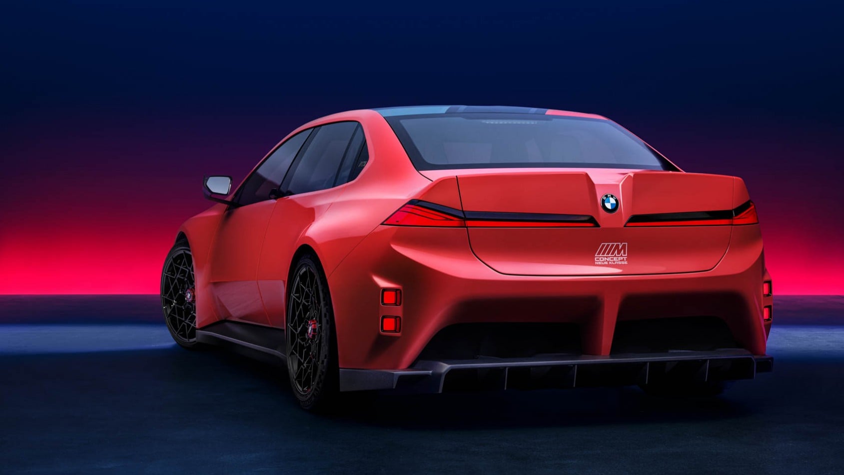 BMW M Concept Neue Klasse design tył