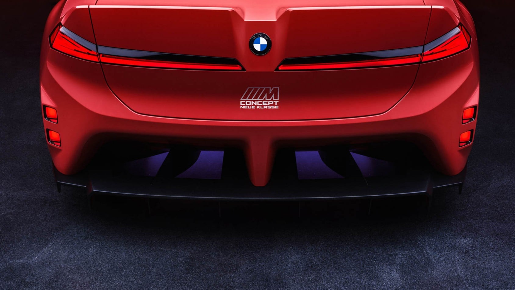 BMW M Concept Neue Klasse detal tył
