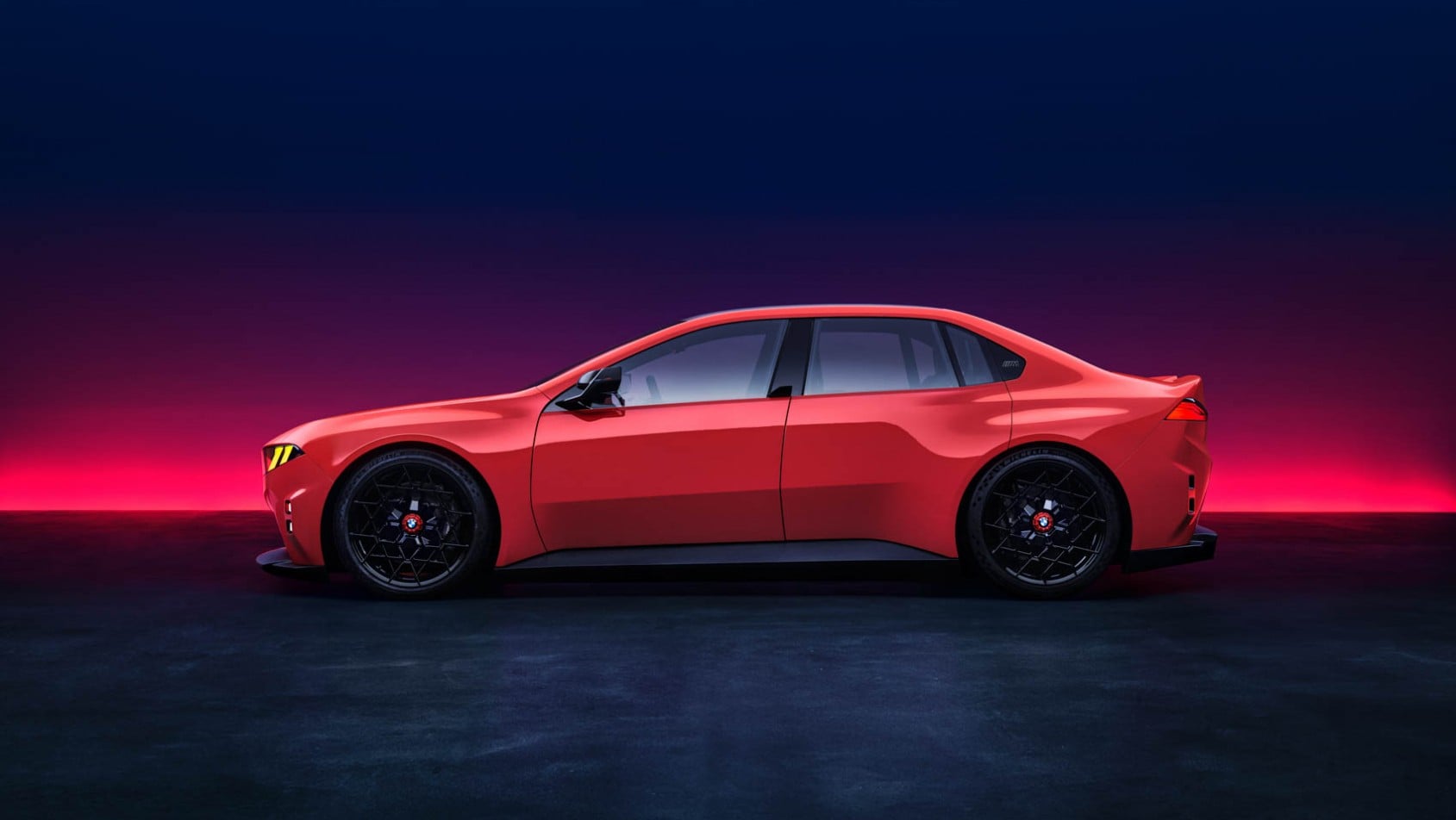 BMW M Concept Neue Klasse sylwetka