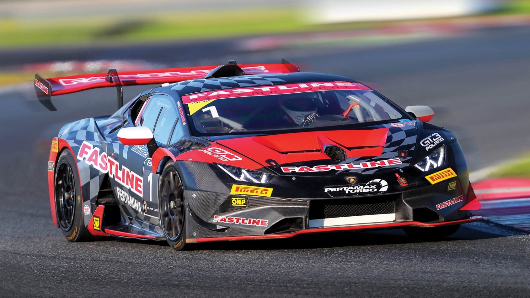 Lamborghini Super Trofeo EVO II podczas szkolenia