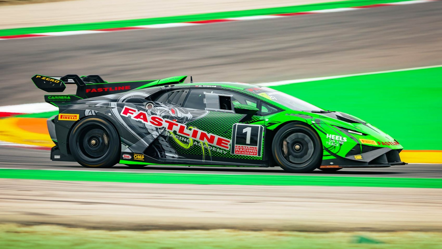 Lamborghini Super Trofeo EVO II podczas jazd testowych