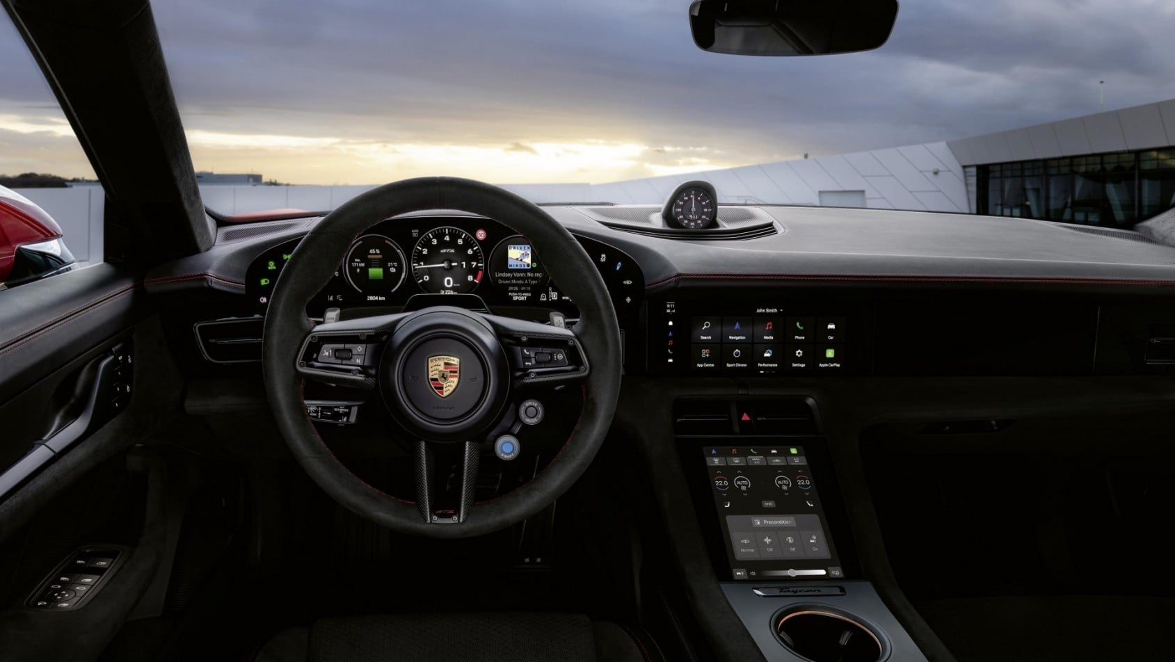 2027 Porsche Taycan wnętrze