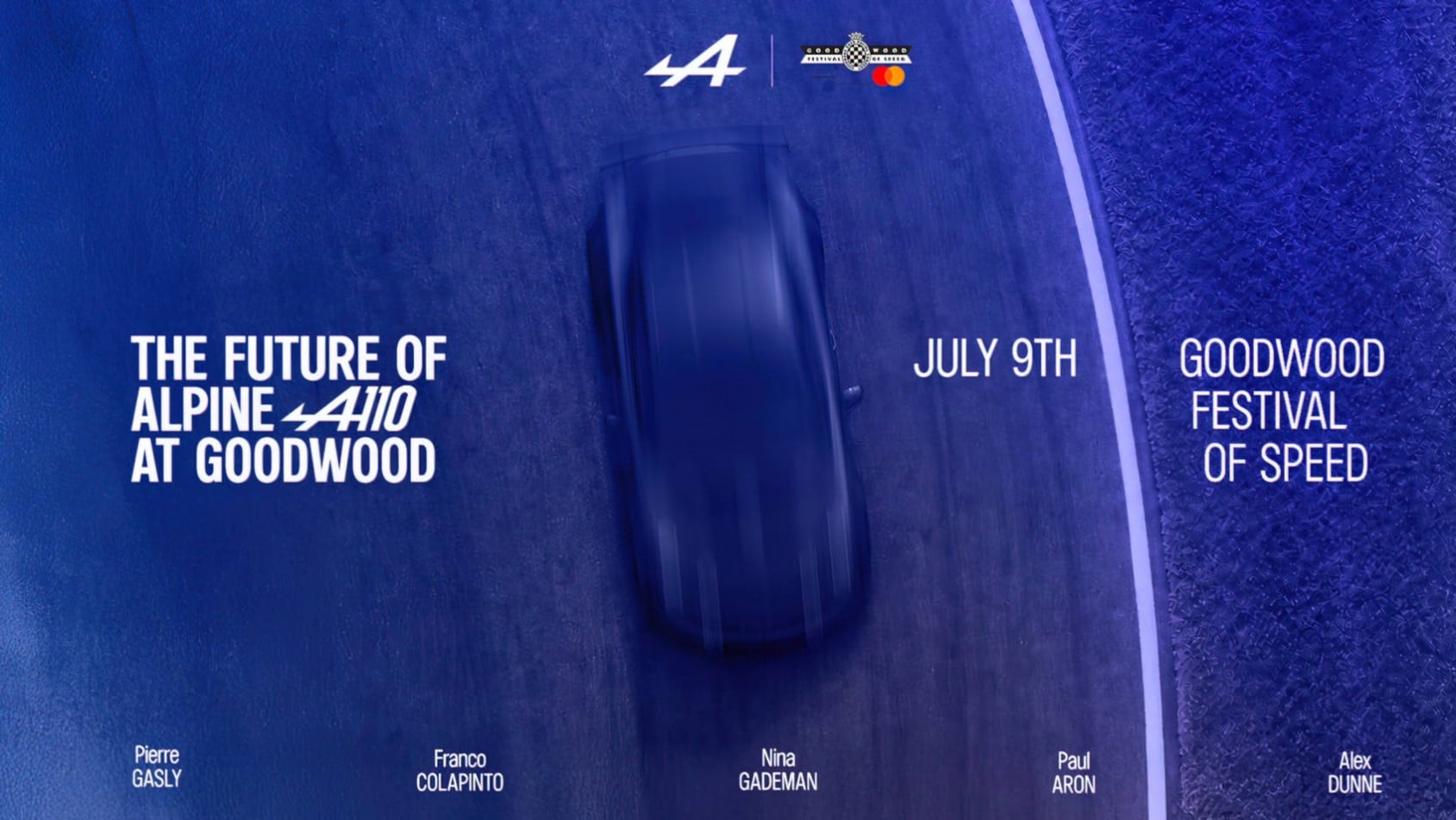 Alpine Goodwood Festival of Speed teaser