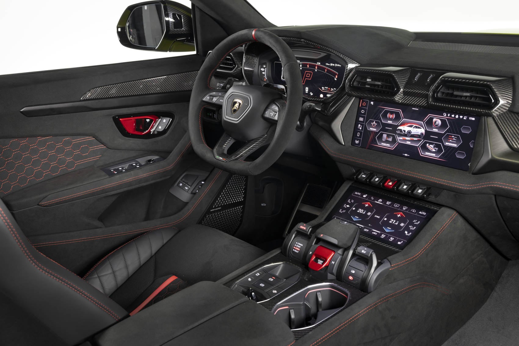 Lamborghini Urus SE Performante wnętrze