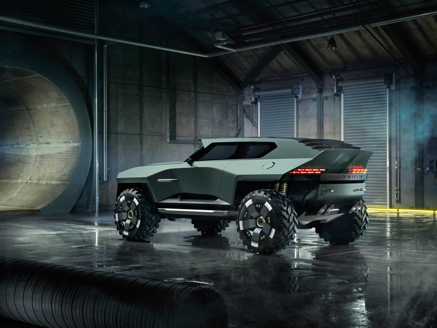 Aston Martin Dreadnought design tył