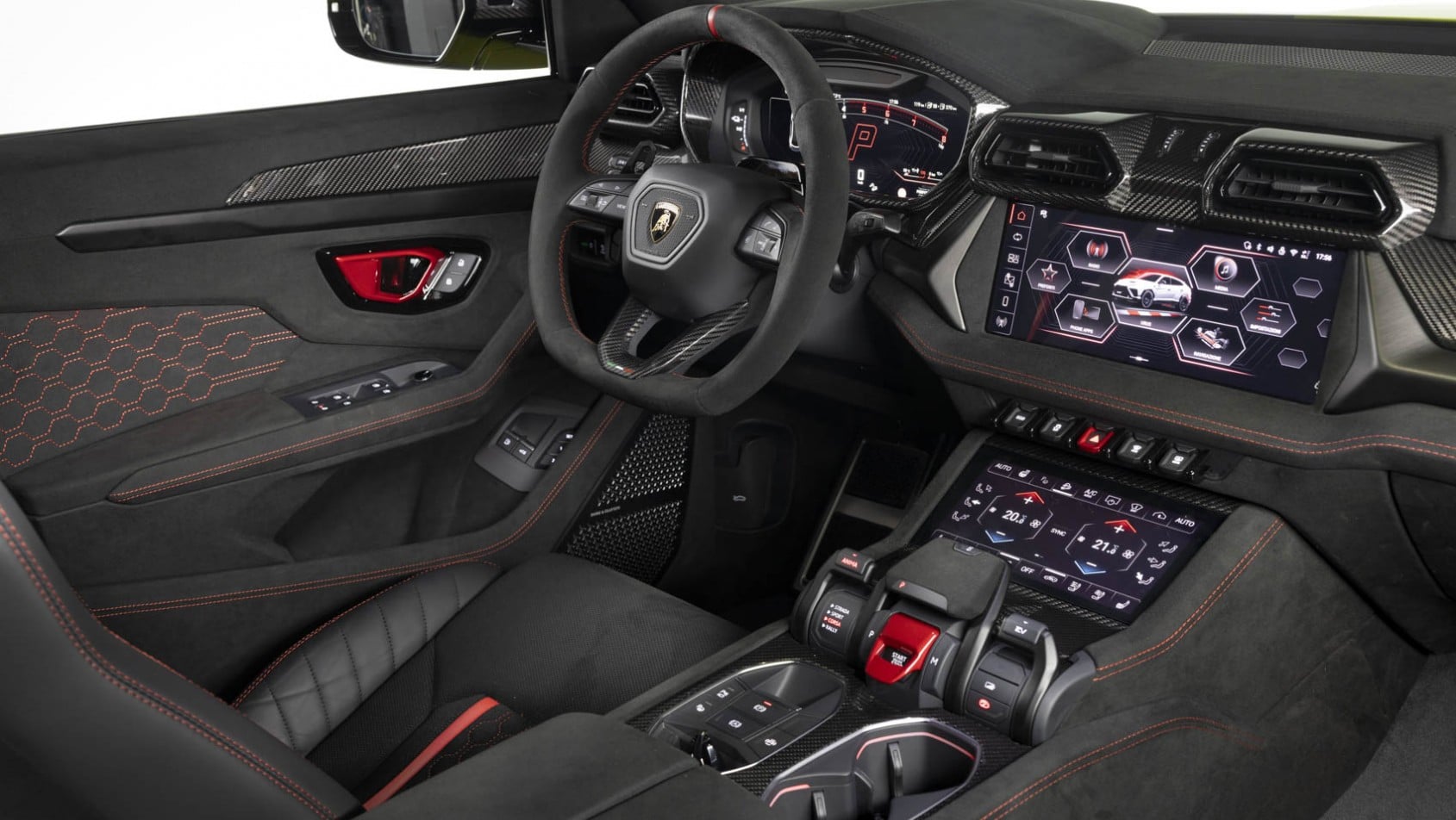 Lamborghini Urus SE Performante wnętrze