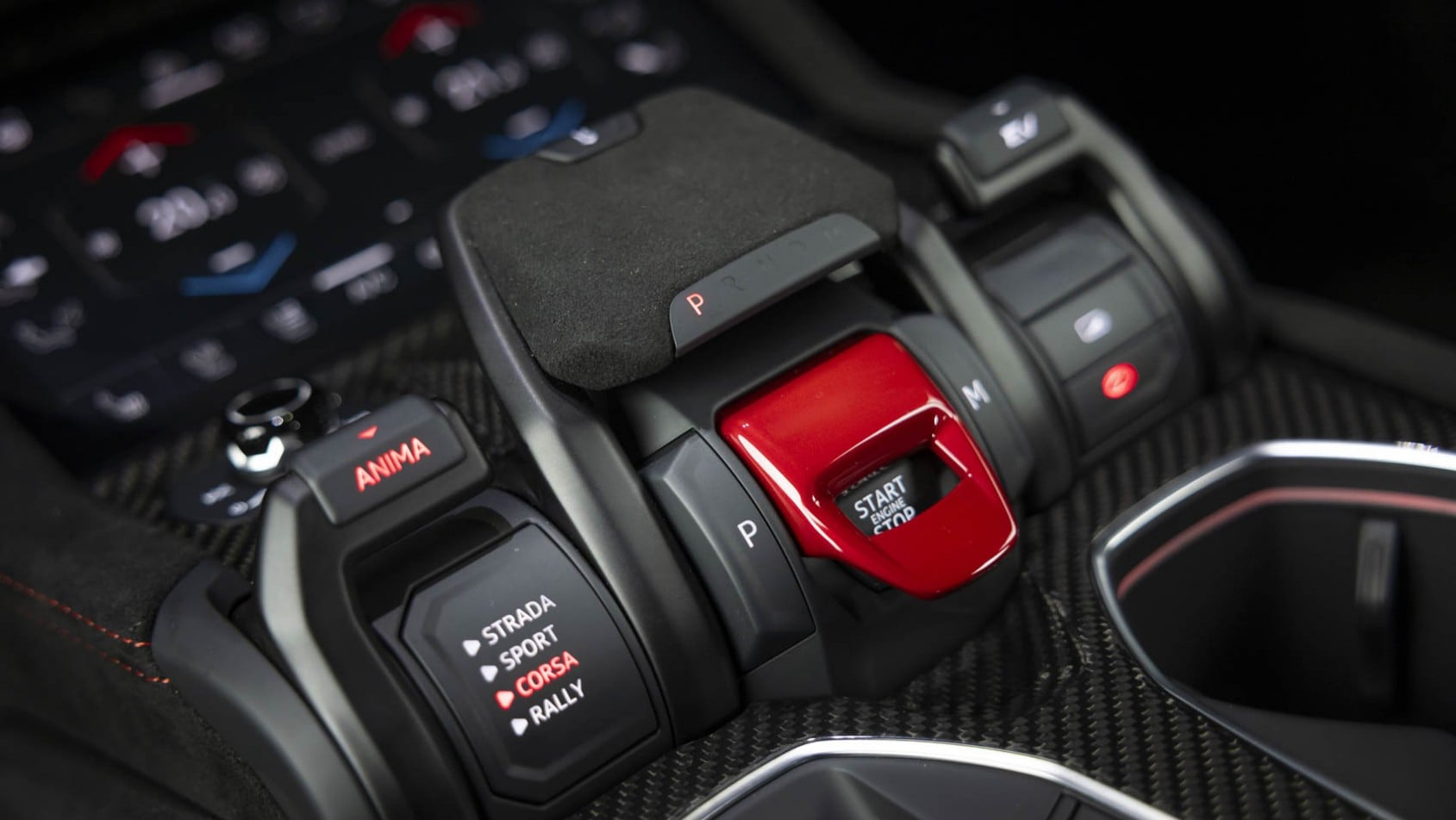 Lamborghini Urus SE Performante tryby jazdy