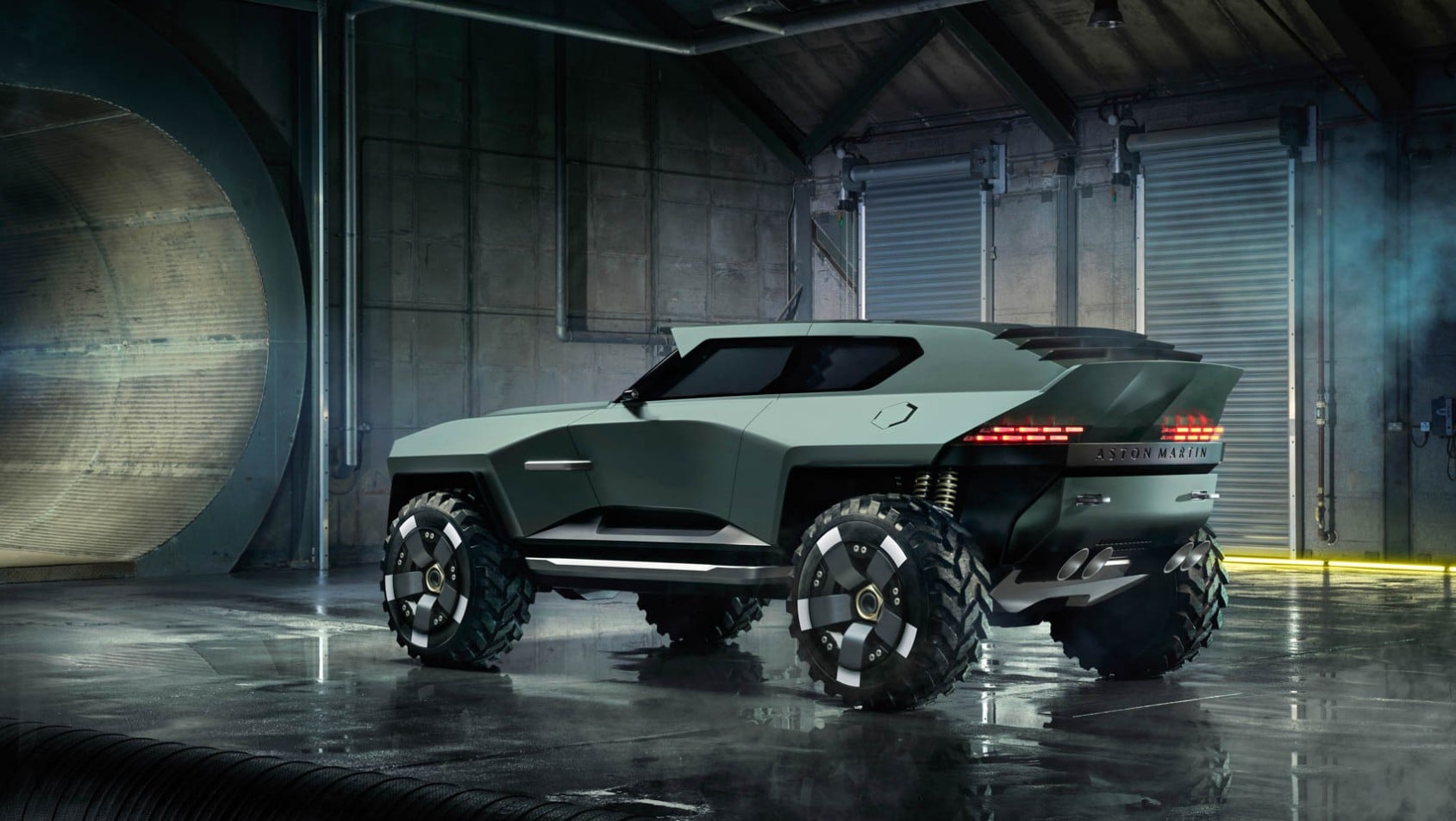 Aston Martin Dreadnought design tył