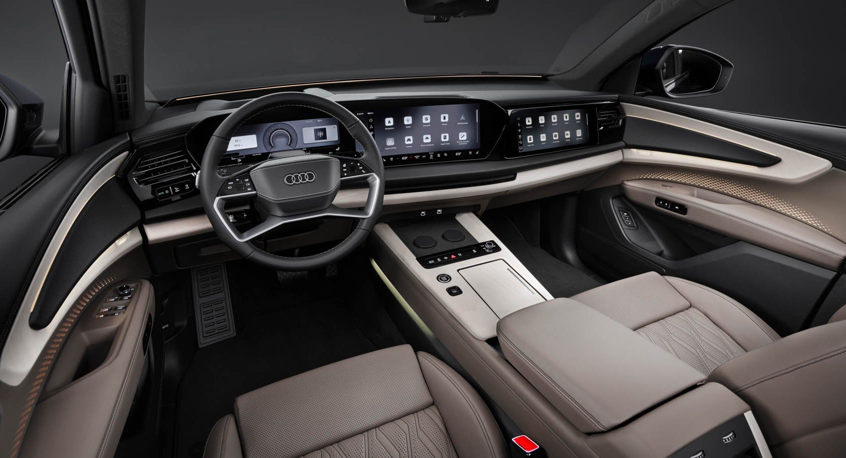Audi Q9 kokpit