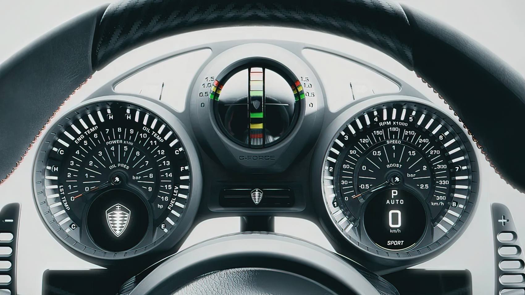 Koenigsegg CCGT1 zegary