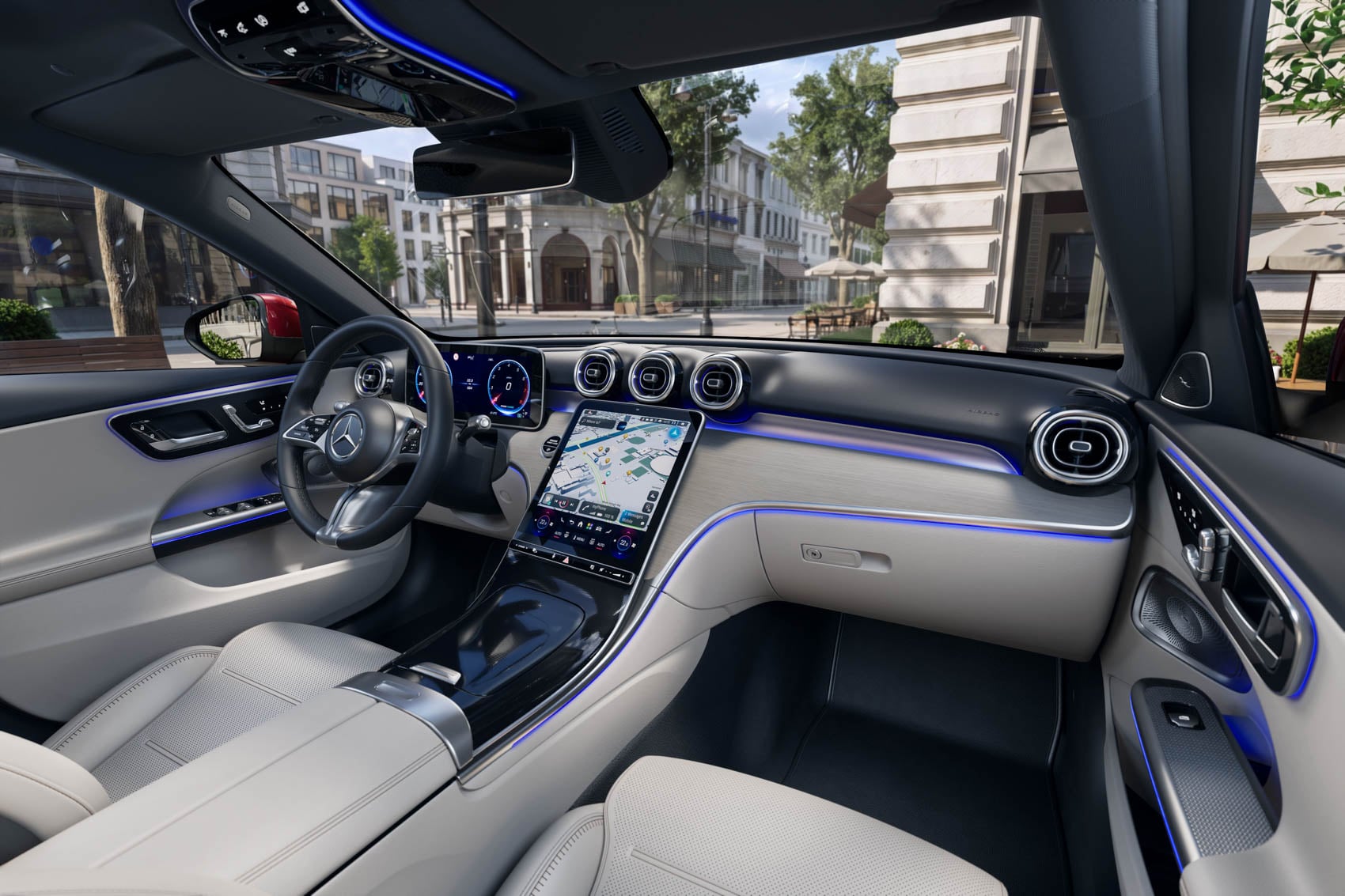 2026 Mercedes-Benz klasa C wnętrze