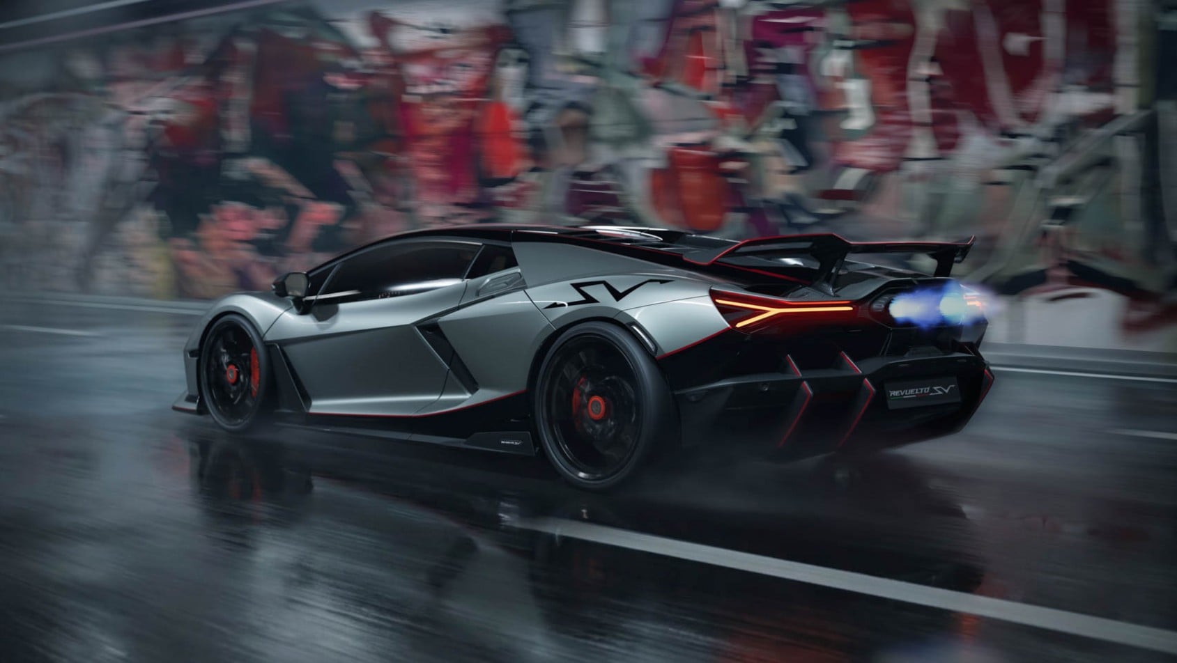 Lamborghini Revuleto SV design tył
