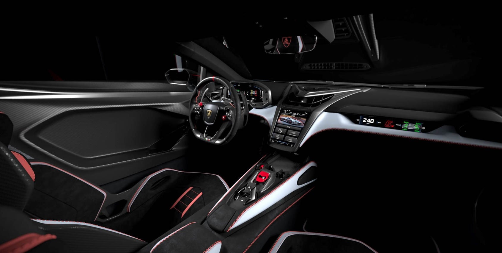 Lamborghini Revuelto SV wnętrze