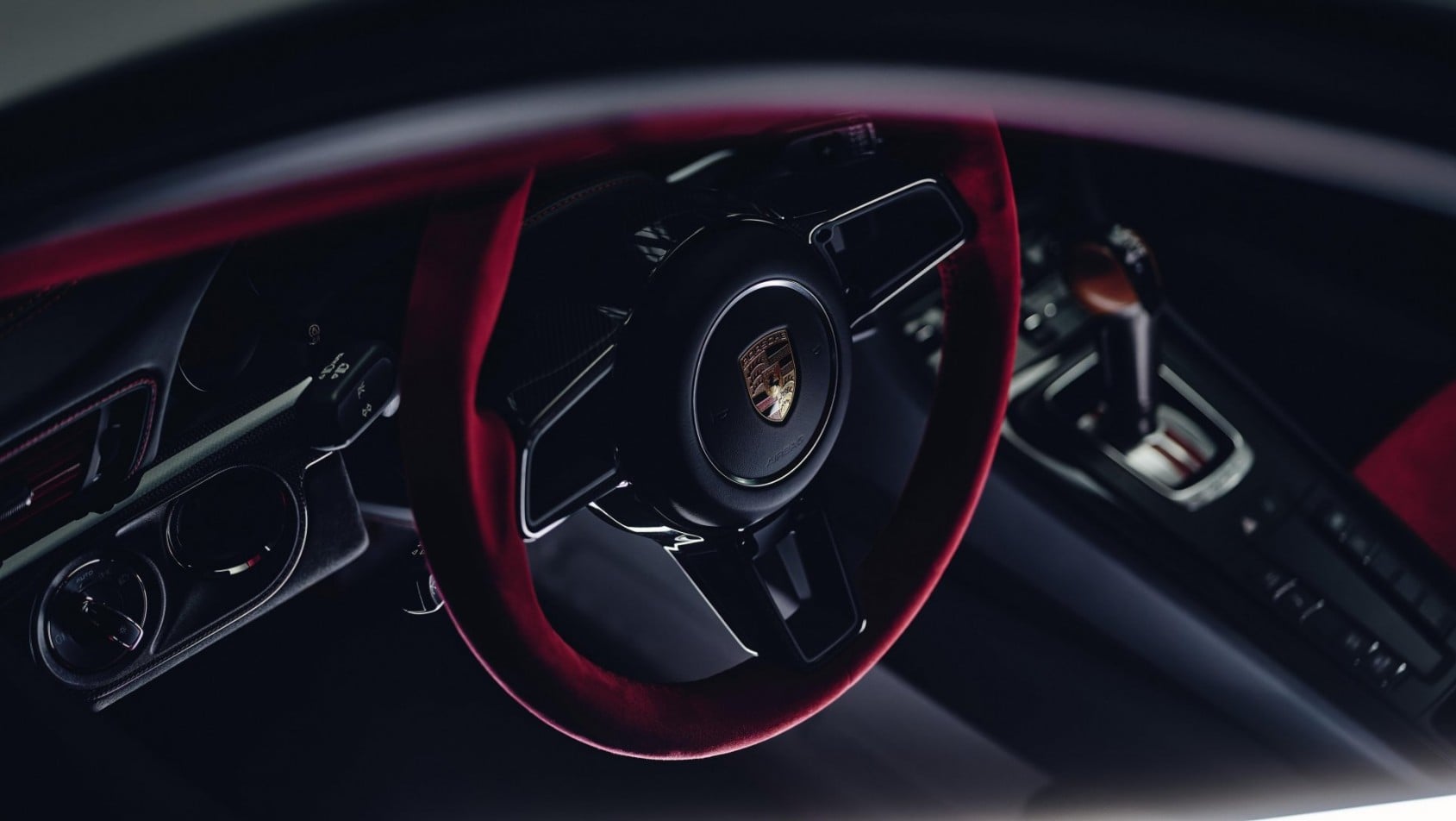 Porsche 911 Flachbau RS wnętrze