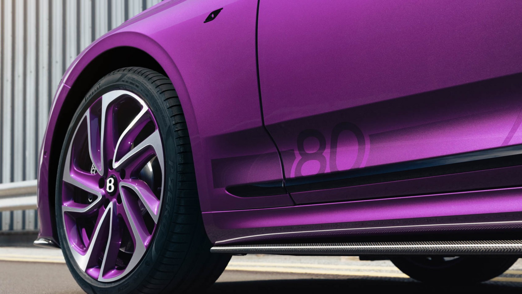 Bentley Continental GTC purple