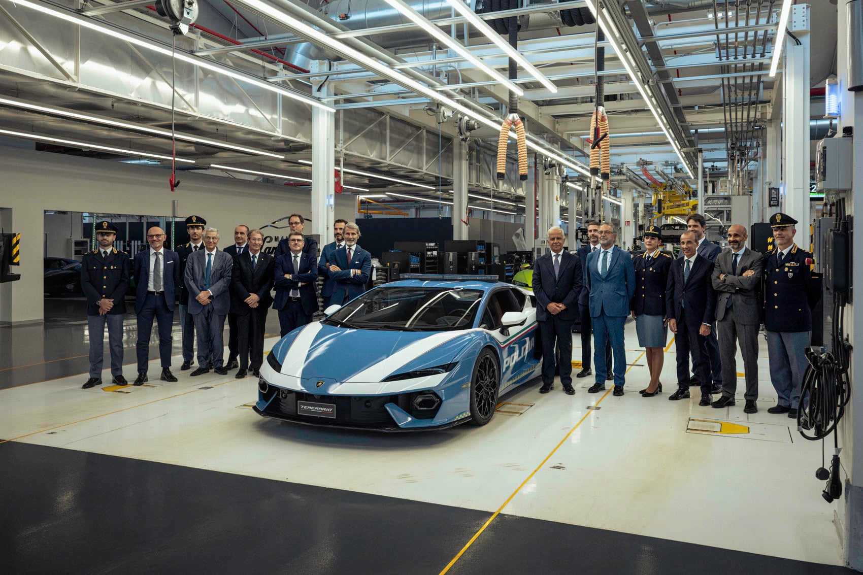 Lamborghini temerario dla policji