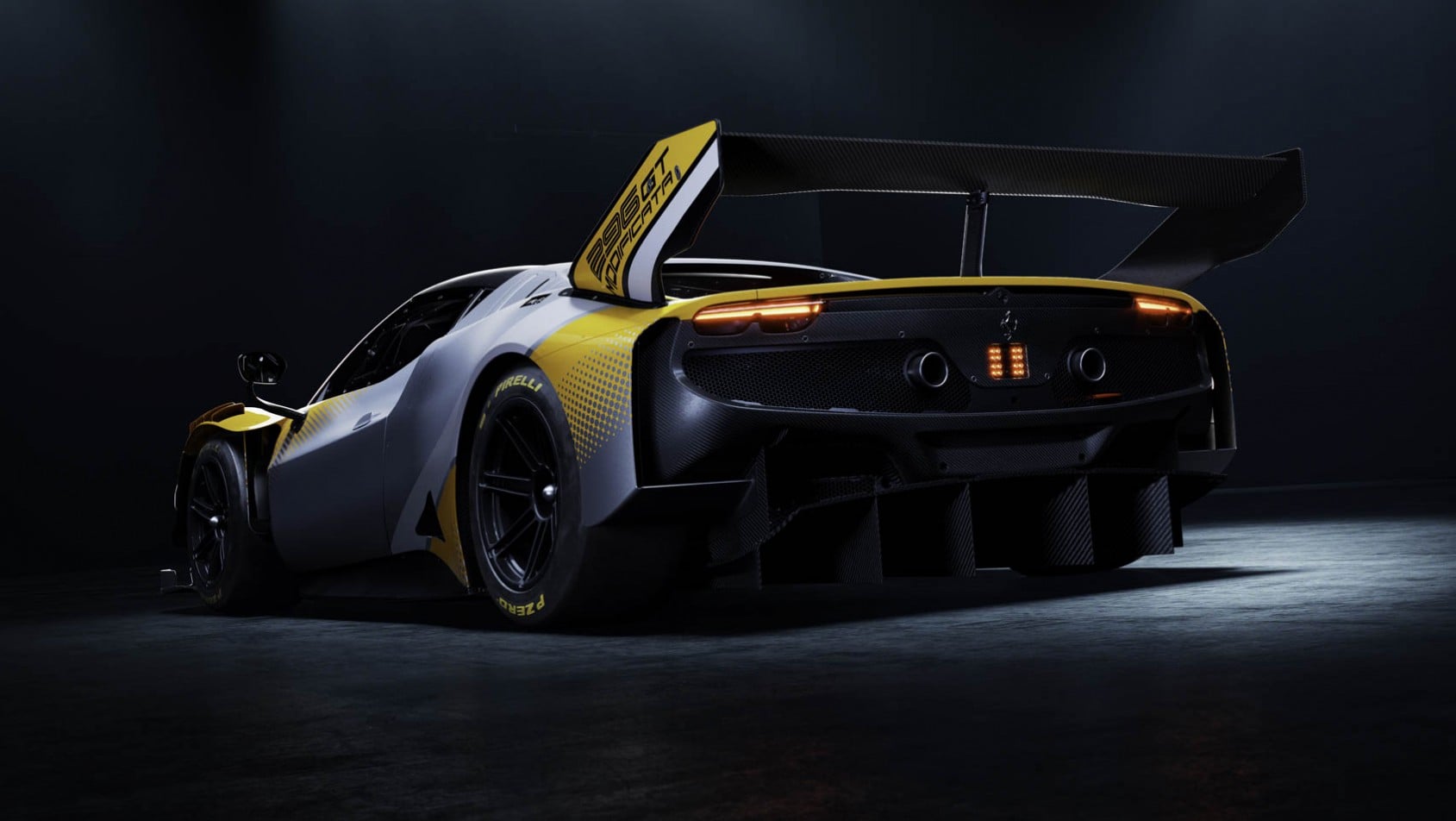 Ferrari 296 GTM design tył