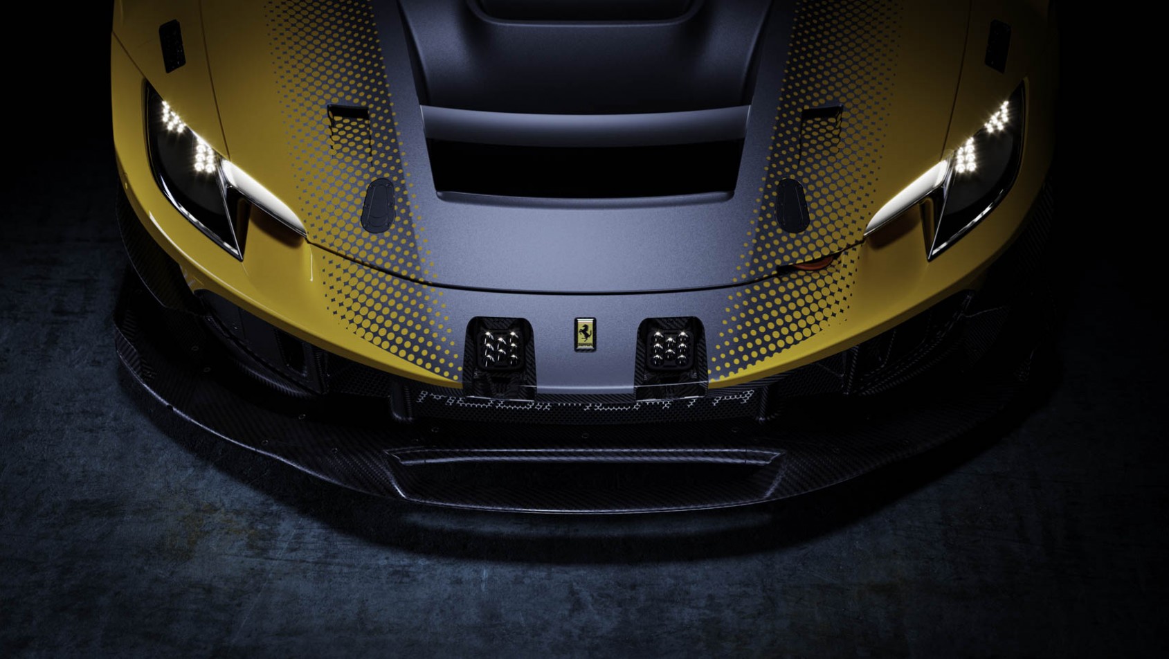 Ferrari 296 GT Modificata splitter