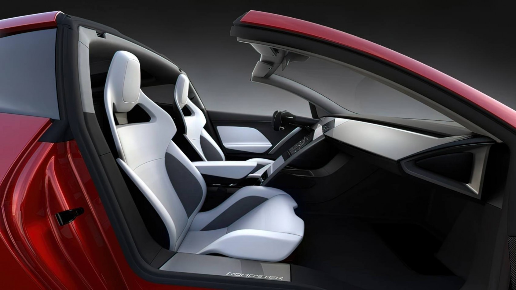 Tesla Roadster wnętrze