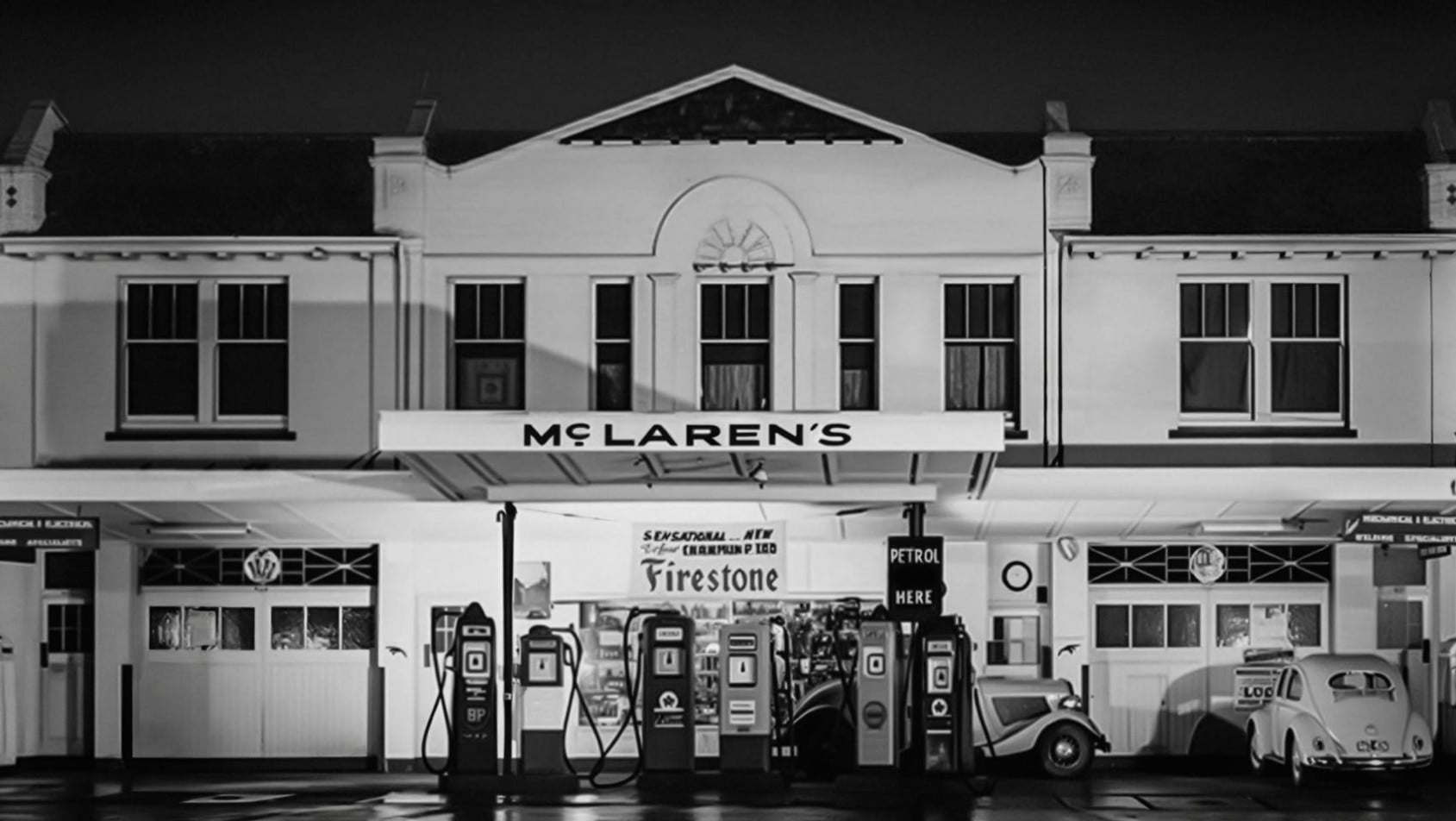 McLaren logo z lat 60.