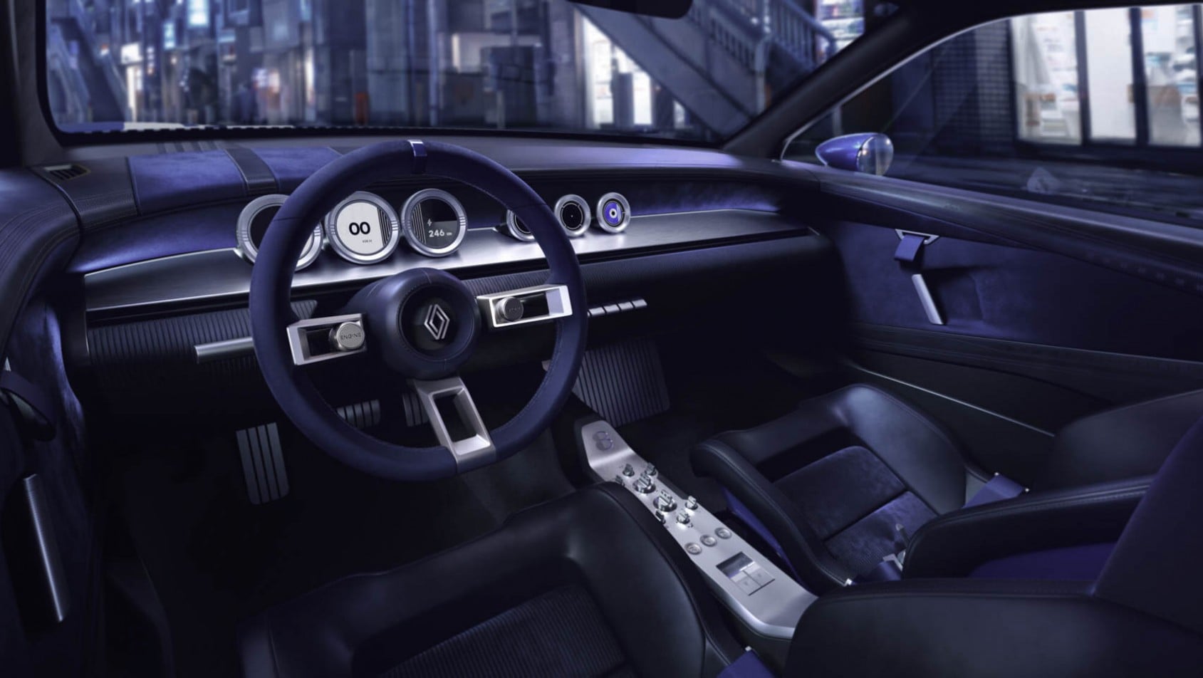 Renault 8 Gordini Concept wnętrze