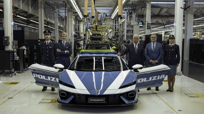 Lamborghini Temerario policja