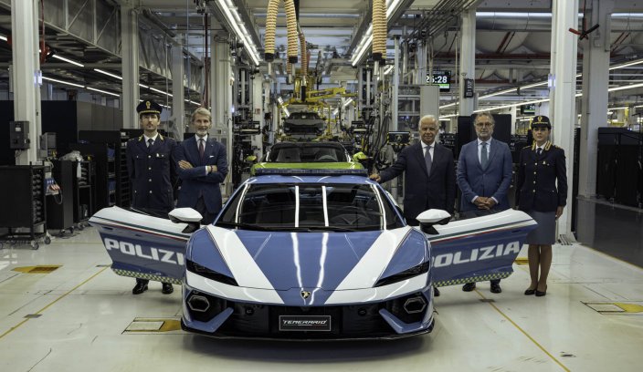 Lamborghini Temerario policja