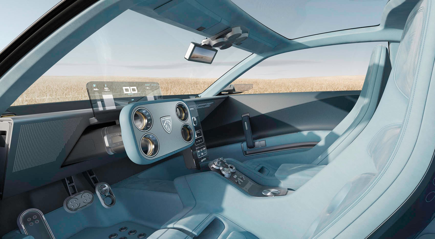 Peugeot Vision RCZ Peugeot Vision RCZ wnętrze