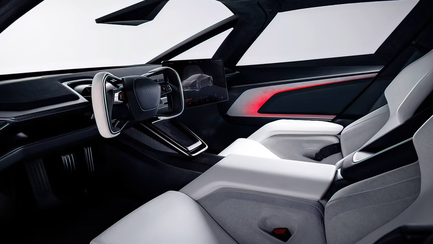 Tesla Roadster 2028 Tesla Roadster wnętrze