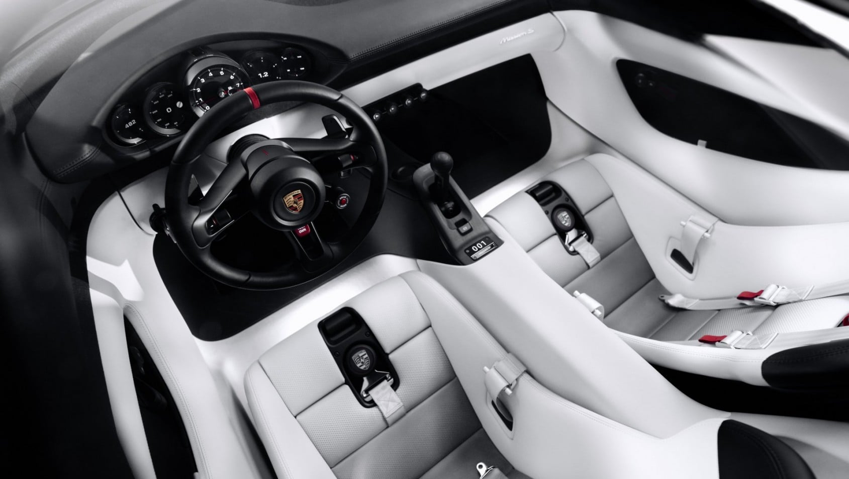 Porsche Mission S wnętrze
