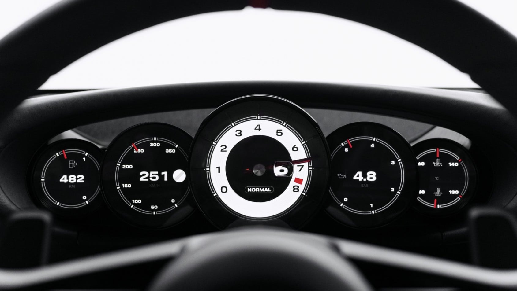 Porsche Mission S zegary