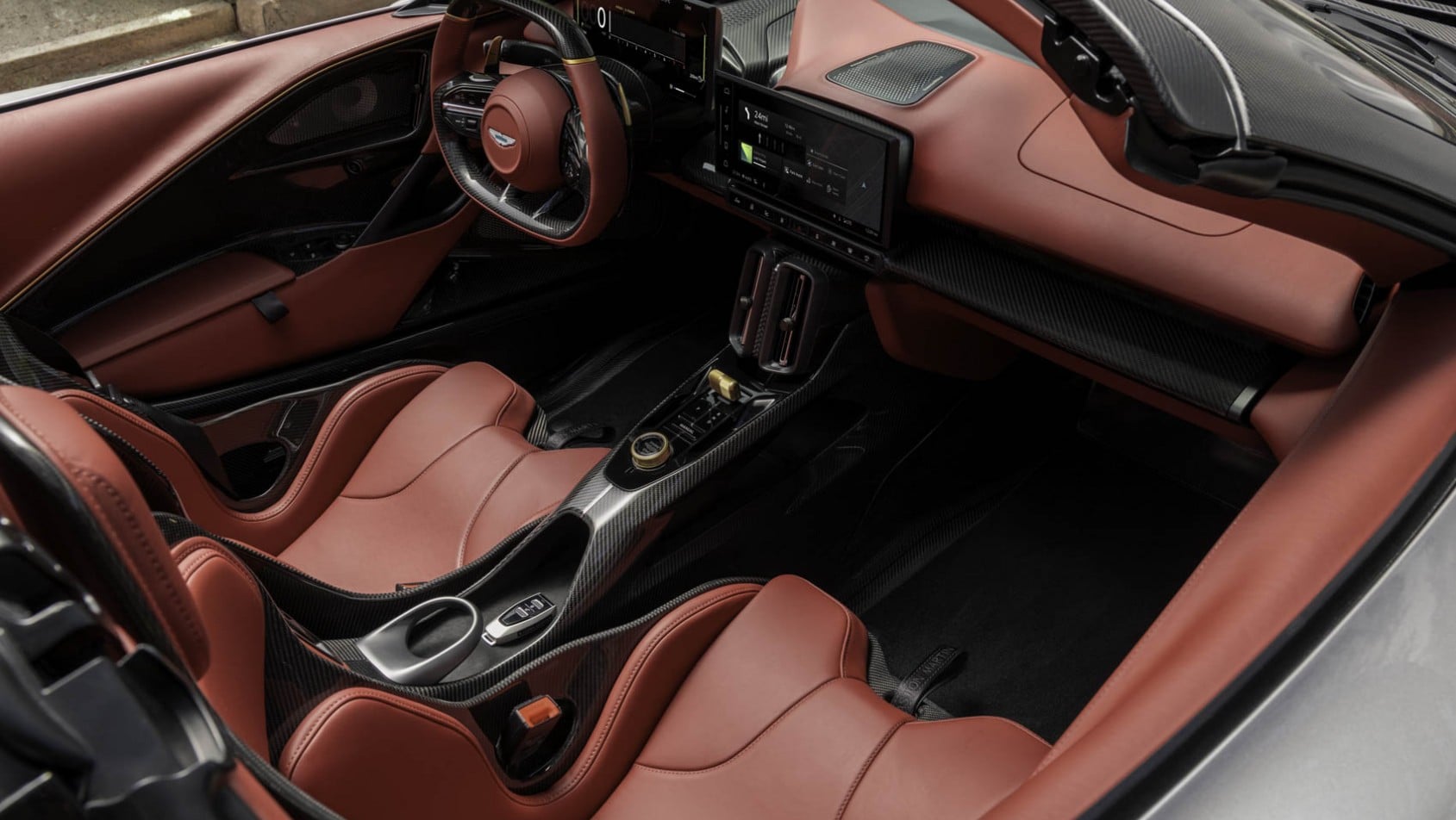 Aston Martin Valhalla Spider wnętrze